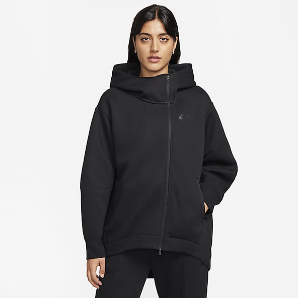 Ladies black nike hoodie hot sale